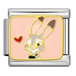 Custom Hot Sales <b>Couple</b> Cute Fox Rabbit Cat Italian Charm Link Fit 9mm Stainless Steel <b>Bracelet</b> DIY Jewelry Factory Wholesale - Product Image 5