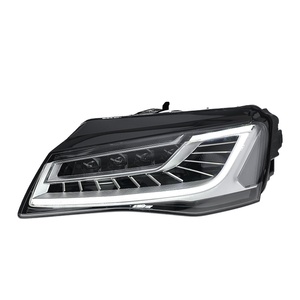 For 12V A8 11-13 Headlight Assembly Modification Old to New Model <b>LED</b> Daytime Running <b>Light</b> Flowing Turn Signal Lens 12v <b>LED</b> Hea - Product Image 1