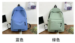 Custom logo <b>Simple</b> Large Capacity Waterproof Oxford School Book Bag <b>Backpack</b> Casual Student <b>Backpack</b> for Kids - Product Image 5