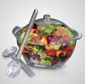 <span class=keywords><strong>Salade</strong></span> en gros Refroidisseur Couverture de Bol à <span class=keywords><strong>Salade</strong></span> En Plastique Avec Couvercle Et Fourchette - Product Image 2
