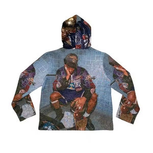 Custom Palestine Hoodie New Design Character Pattern Tapestry Pullover Sweater with Front Logo ODM Supply - Product Image 1