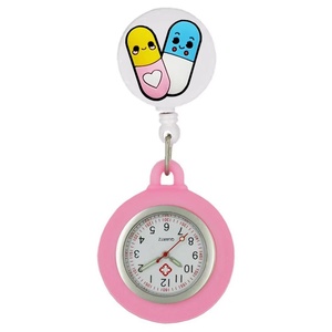 Nuevo Reloj de Bolsillo de Silicona Luminoso Retráctil con Dibujos Animados de Enfermera, Movimiento de Cuarzo, para Mujeres, Estudiantes, Uso en Exámenes - Product Image 3