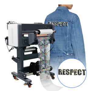 Nueva tecnología Xp600 I1600 I3200 máquina de impresión de efecto de bordado <span class=keywords><strong>3D</strong></span> sin polvo 30cm A3 rollo <span class=keywords><strong>Uv</strong></span> DTF impresora para tela textil - Product Image 3