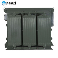 Transformador Trifásico de Baja Pérdida y Alta Seguridad Pearl Electric de 60Hz, Montado en Plataforma, Capacidad de 500kVA-2500kVA, Refrigeración ONAN