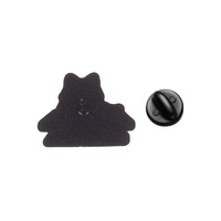 Broche en émail amusante Chat Tuxedo de Bureau avec Slogan 'Look Busy' pour le bureau, le bureau d'ordinateur, le sac à dos et la décoration