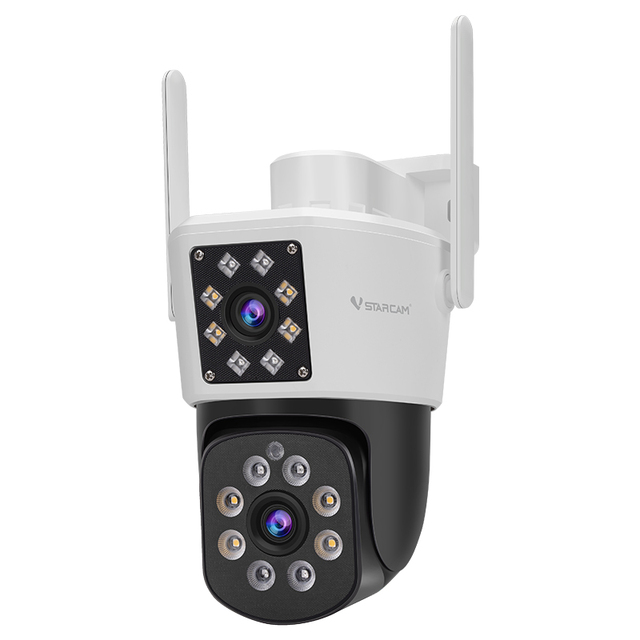 Outdoor Security HD 1080P Night Vision 8MP 4K Wireless PTZ WiFi IP Outdoor Dual Lens Ai Auto Tracking CCTV Surveillance Camera