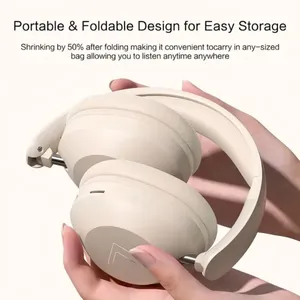 Auriculares Inalámbricos para Juegos con Reducción de Ruido, Auriculares para Juegos, Teléfono, Sobre la Oreja - Product Image 4