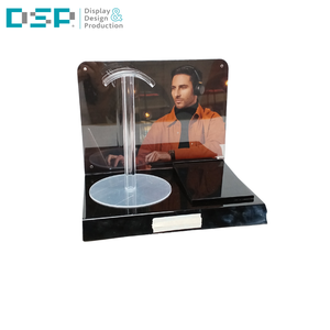 Dsp Việt Nam nhà máy tùy chỉnh Acrylic Tai nghe Durable quảng cáo Máy tính để bàn đứng hiển thị cho trung tâm mua sắm - Product Image 3