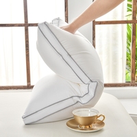 Oreiller blanc 100% coton style hôtel pour un sommeil relaxant
