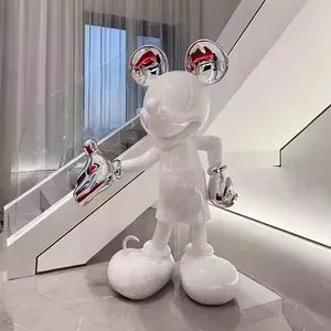 Escultura de <span class=keywords><strong>Mickey</strong></span> al por Mayor, Estatua de <span class=keywords><strong>Mickey</strong></span> de Fibra de Vidrio de Tamaño Real, Escultura de <span class=keywords><strong>Mickey</strong></span> Personalizada, Decoración para el Hogar - Product Image 1