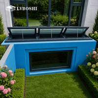 Ventanas de Techo de Aleación de Aluminio de Alta Calidad, Tragaluces Fijos Adecuados para Villas con Aislamiento Térmico y Diseño Minimalista