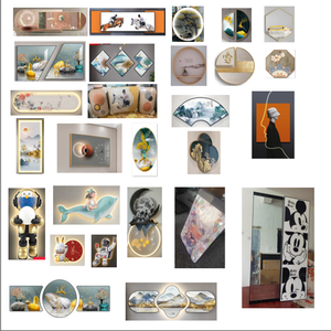 Pintura en lienzo de Arte <span class=keywords><strong>Abstracto</strong></span> dorado <span class=keywords><strong>gris</strong></span>, póster de lujo moderno, impresión sencilla, <span class=keywords><strong>cuadro</strong></span> de arte de pared contemporáneo para decoración del hogar - Product Image 6