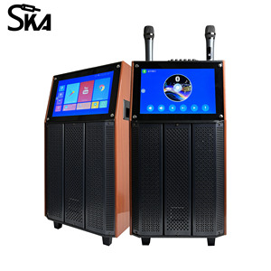 Tv1512 Chất Lượng Cao Điện Tử Tiện Ích 400W Xe Đẩy Loa Hệ Thống Karaoke Máy Với HD Màn Hình - Product Image 1