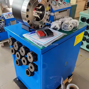 Automatic Manual High-Pressure Hydraulic Pump <strong>Hose</strong> Crimping <strong>Machine</strong> 220V Cable Press <strong>Hose</strong> Fitting Crimper P32 Wire Rope Tube - Product Image 5