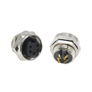 7/8 nối 2 3 4 5 6 không thấm nước IP67 điện tử cho điện hàng không vũ trụ dẫn thông tư phía sau gắn chặt ổ cắm Bảng điều khiển gắn kết Hàn - Product Image 2