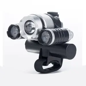 3 T6 Ultra Bright USB Rechargeable Power Bank Bicycle Led Head Light 4 Mode Bike flashlight zoom strong bike light