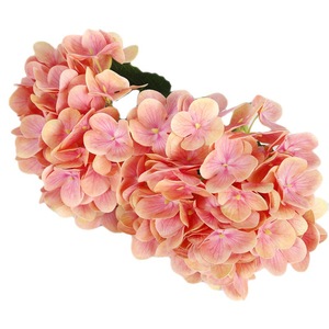 <b>Artificial</b> Hydrangea Single <b>Stem</b> Pink High Simulation For Wedding Decorations And Home Bouquets - Product Image 2