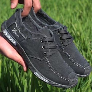 Nuevos Zapatos Casuales de Hombre Impermeables con Cordones, de Suela Blanda, Transpirables, de Caña Baja, Tipo Skate, de Una Pieza, para Trabajo y Uso Diario - Product Image 3
