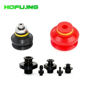 HOFUJNG VB30 Corrugated <b>Silicone</b> Suction Cup VB Series Custom <b>Rubber</b> with Screw Vacuum Suction Cups - Product Image 3