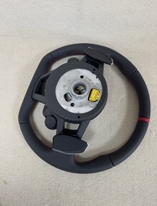 Volante Deportivo de Cuero y Gamuza para VW <span class=keywords><strong>Golf</strong></span> MK7 GTI <span class=keywords><strong>R</strong></span> <span class=keywords><strong>Line</strong></span> Passat B8 B9, Piezas de Repuesto para Tuning Interior de Automóviles - Product Image 6
