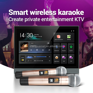 新しいデザイン7 "スマートホームスピーカーウォールアンプWiFiタッチタッチスクリーンWiFiコントロールパネルとAndroid11オートメーションシステム - Product Image 2