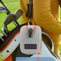 Étui de rangement pour télémètre personnalisé en EVA noir rigide, portable, résistant aux chocs, pour le golf