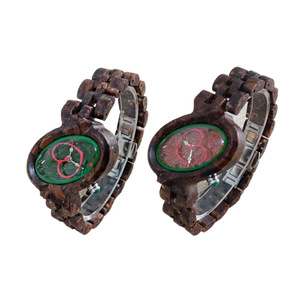 Yimi Qinxiang Coffee Watch con Sparkstone Dial Rhinestone Time Standard Heart Flying <span class=keywords><strong>Immortal</strong></span> Fashion Banda de acero inoxidable - Product Image 2