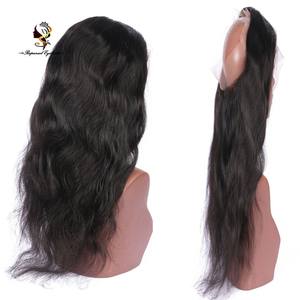 Cabello Remy Brasileño Virgen <span class=keywords><strong>de</strong></span> Alta Calidad, Negro Natural, Cierre 360, Ondulado, Encaje Completo, Sin Caída ni Enredos - Product Image 4