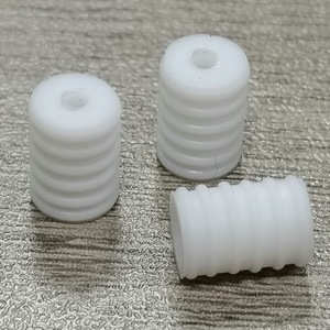 Hebillas roscadas de plástico blanco para ajuste de mascarillas, ajuste duradero - Product Image 2