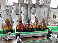 Machine de remplissage automatique de sirop contre la toux à 4 têtes, machine de remplissage et de bouchage de liquides