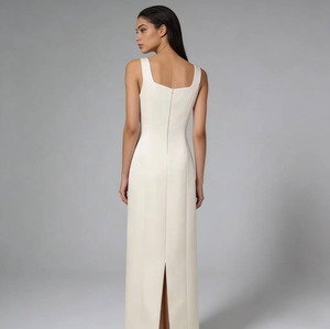 Robe Bohème Femme Sans Manches à Col Carré Brodé Imprimé Floral Superposé Style Western – Vente en Gros - Product Image 4