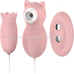 Stimulateur clitoridien en silicone souple rechargeable par USB 12 modes Vibromasseur <span class=keywords><strong>chat</strong></span> mignon pour usage privé des femmes Masturbateur de léchage de succion - Product Image 3