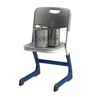 Ensemble de bureau et chaise d'école moderne en gros, réglable, double place, pour étudiants, idéal pour la salle de classe