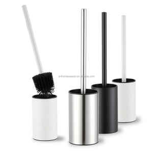 עיצוב מודרני נירוסטה שחור חדר אמבטיה לעמוד שרותים מברשת גמישה ניקוי מברשת - Product Image 3