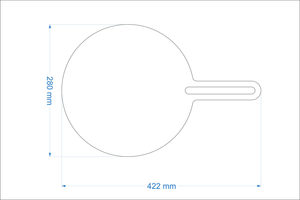 Planche à servir en bois de frêne gravée au laser avec motif traditionnel, sans poignée, design personnalisé, OEM Vietnam - Product Image 6