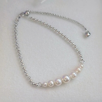 Ensemble de bracelets en perles pour femmes, chaîne d'extension, faits à la main, hypoallergéniques, résistants au ternissement, minimalistes, délicats, pour fêtes et anniversaires, livraison rapide