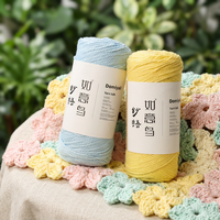 Wholesale Fancy Super Soft Smooth Hand Knitting 100% Cotton Yarn for Crocheting Bags Blanket