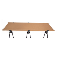 Lit de camping pliable professionnel pour la plage avec drap en tissu polyester 1000D haute densité, garantie 5 ans, utilisation hôtelière, sac de transport