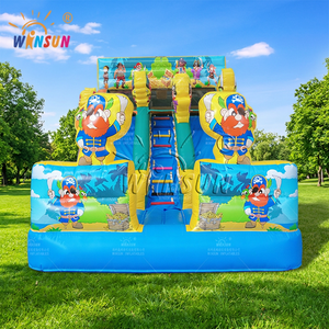 WINSUN Tobogán Inflable Acuático de PVC de Alta Calidad con Diseño de Piratas para Niños y Adultos - Product Image 1