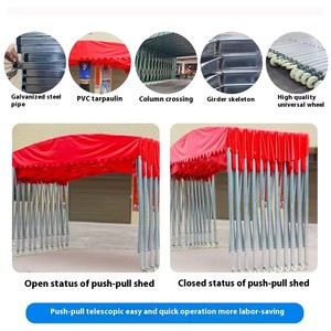 Di chuyển Push-Pull tổ chức sự kiện trượt dù để che nắng tán ngoài trời lớn kho lưu trữ nơi trú ẩn lều - Product Image 5