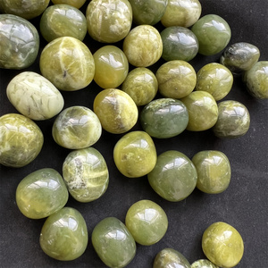 Natural Crystal Tumble <strong>Stone</strong> Healing Gemstone Green Xiuyan <strong>Jade</strong> Tumble <strong>Stone</strong> for Decoration - Product Image 3