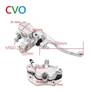 Haute Performance moto levier de frein avant maître-cylindre pompe poignée côté droit boulon pour vélo moteur frein pompe supérieure - Product Image 5