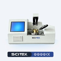 Penguji Korosi Strip Perak SCITEK Layar Digital LED Sensor Resistensi Platinum Pt100 untuk Laboratorium Minyak Bumi