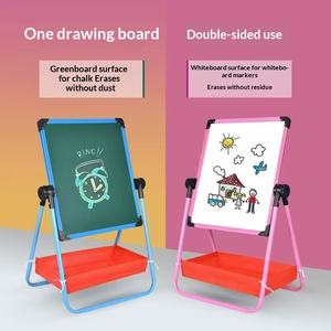 Pizarra de Dibujo de Papel para Niños, Juguete Magnético de Acuarela, Pizarra Pequeña Blanca/Negra, Pizarra de Escritura para Niños, Borrable - Product Image 3