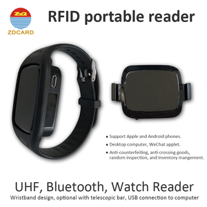 Android/iPhone用リストバンドワイヤレスウェアラブルUSBポータブルH/UHFRFIDリーダー - Product Image 2