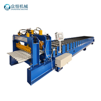 Machine automatique de formage de rouleaux de tuiles de toit en acier coloré avec un faible niveau sonore