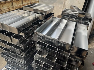 Bandeja para Hornear Hecha a Mano de Aluminio 60*40, <span class=keywords><strong>Rectangular</strong></span>, para Horno, Pan, Pasteles y Galletas, Apta para Microondas - Product Image 6