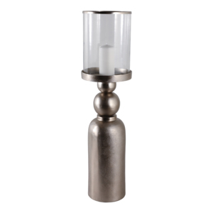 Moderno Portacandele Cilindrico Alto in Vetro, Elegante Supporto per Candele a Colonna per Caminetto, Consolle o Tavolo da Pranzo, di Stile - Product Image 2