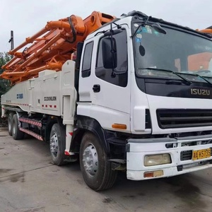 Bomba de Concreto Móvil Diésel SANY en Excelentes Condiciones, Chasis Benz, Pluma de 5 Secciones, Motor de Alta Eficiencia, Usada en Construcción, 50m - Product Image 1