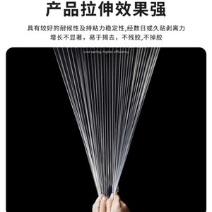 Película Estirable de LLDPE de Alta Elasticidad, Embalaje Industrial de PE de Alta Viscosidad Soluble en Agua para Envoltura Retráctil, Fundición de Marcos de Fotos - Product Image 4